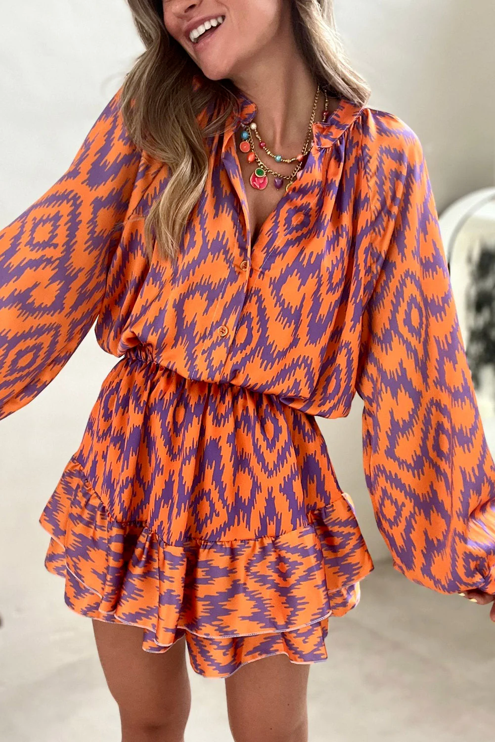 Tribal Charm Bubble Romper