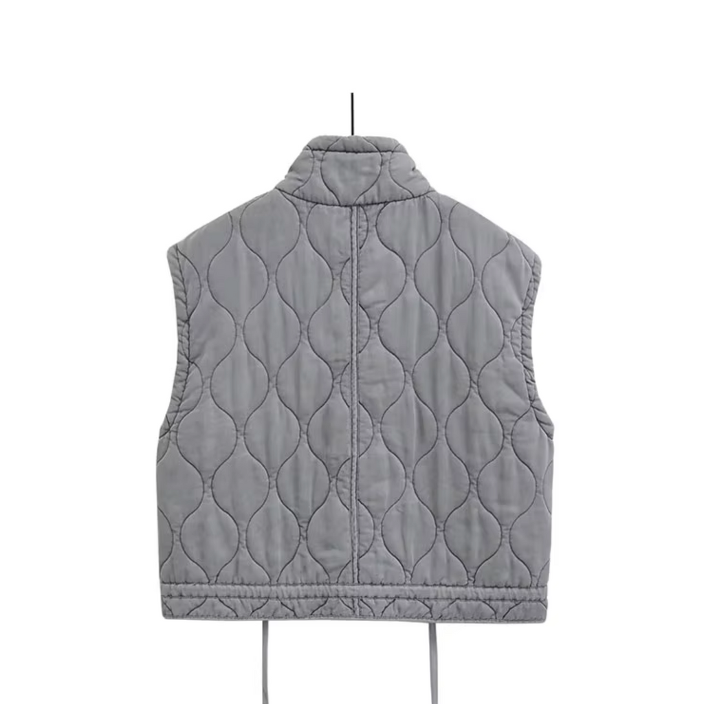 GR | Padded sleeveless cotton vest for women