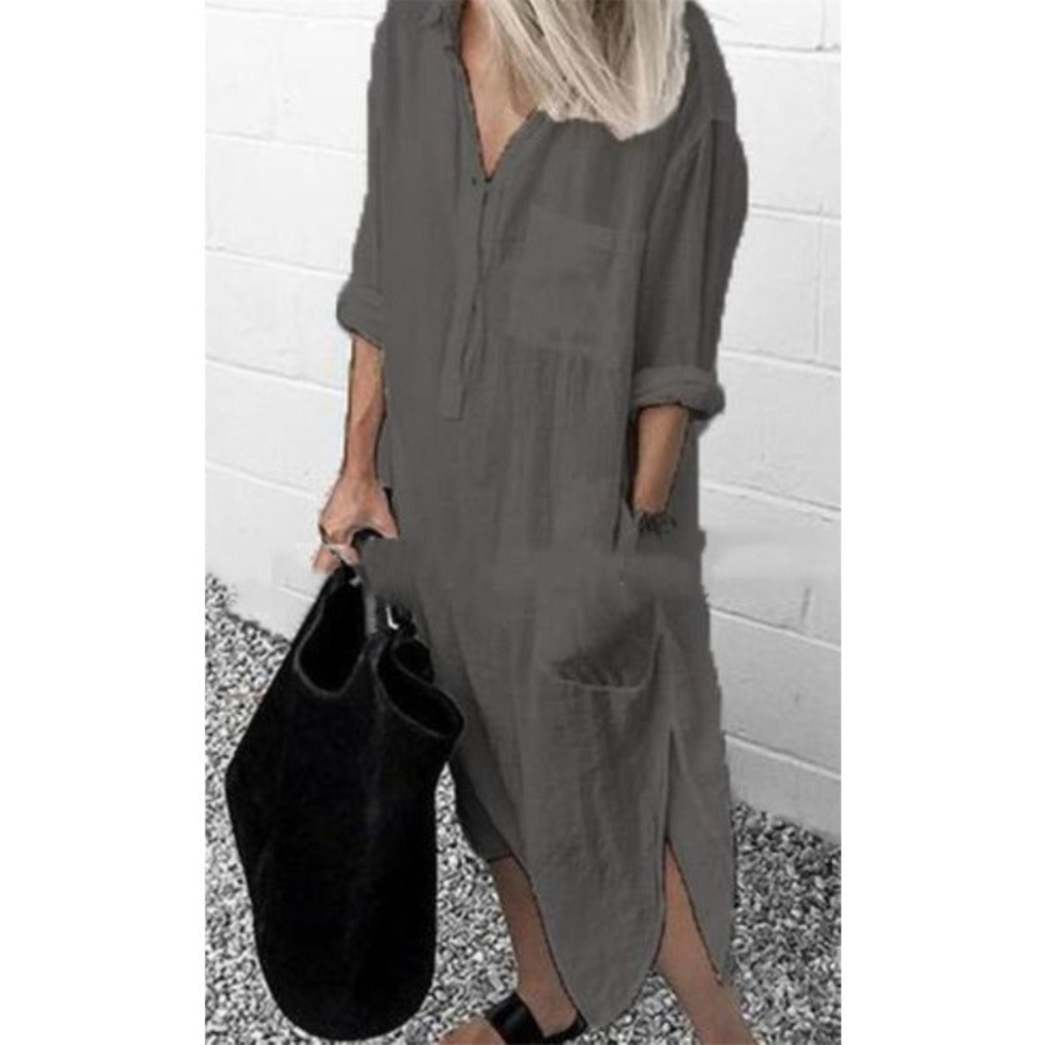GR | Stilvolle Lange Sommerkleid