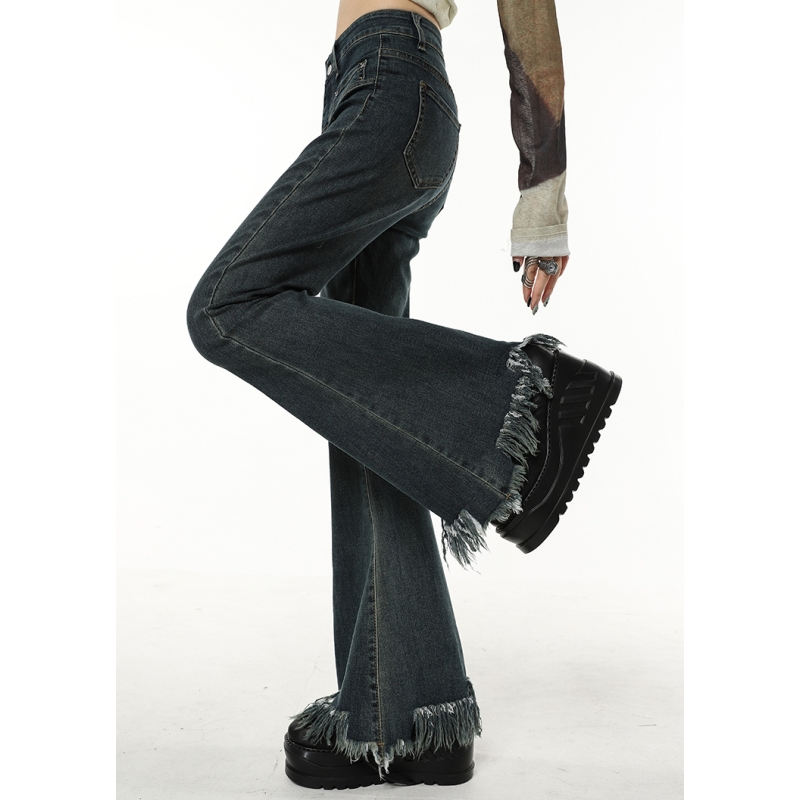 GR | Black vintage jeans for women