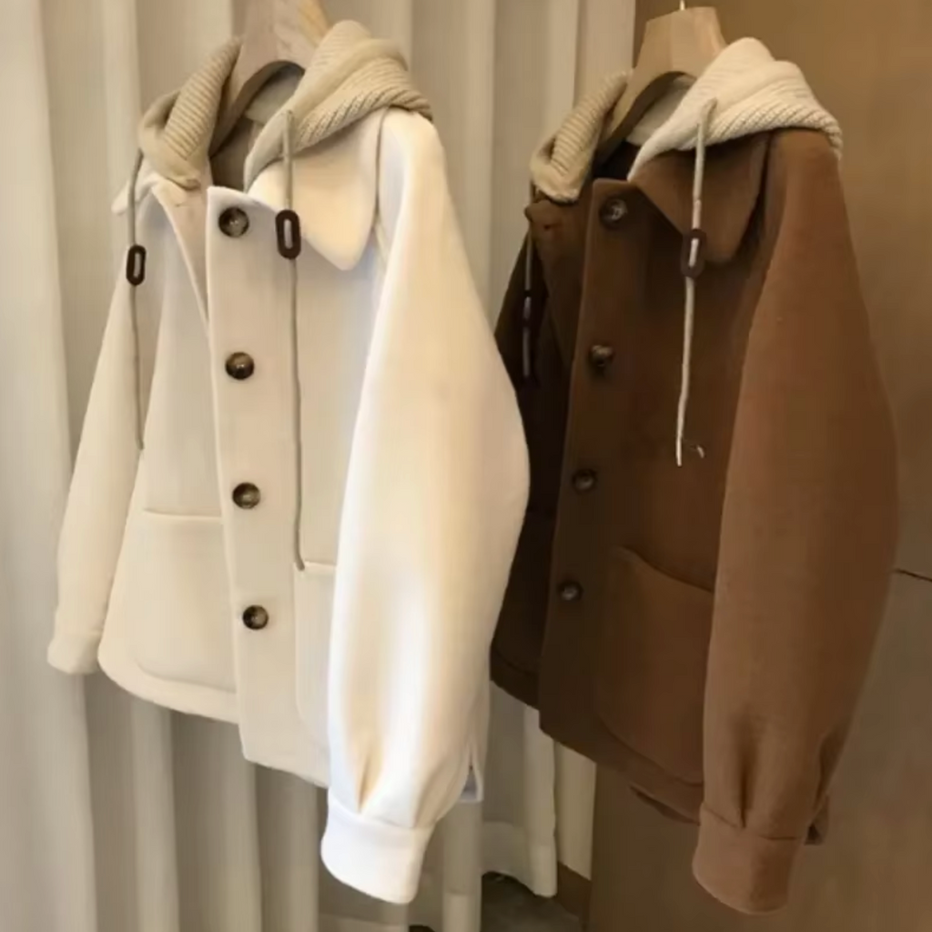 – Thick hooded jacket