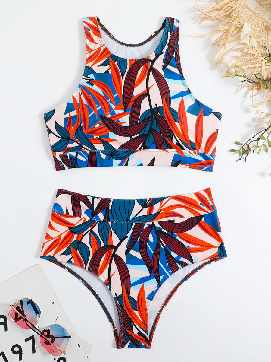 GR | Women's Sporty High Waist Bikini Women's Swimwear