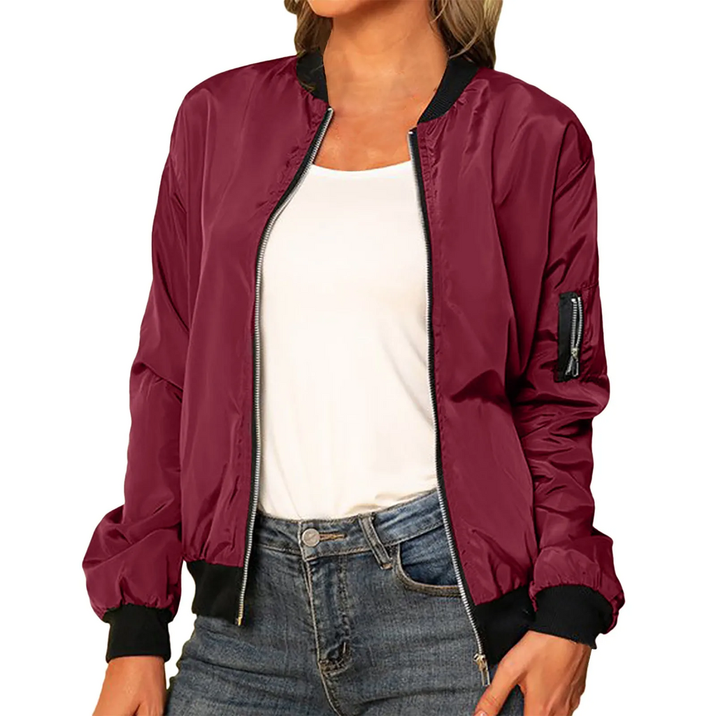 GR | Classic Casual Bomber Jacket Women's