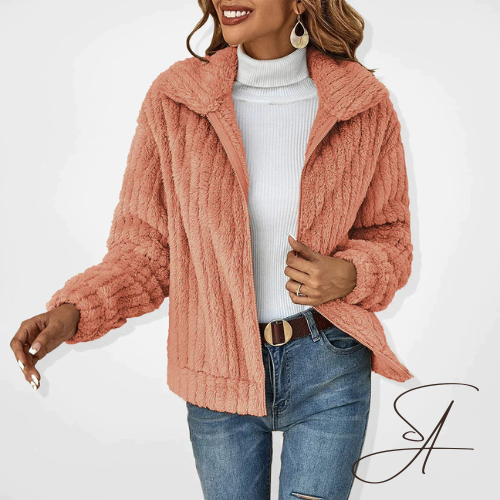GR | Plüschiger, stilvoller Herbst-Cardigan