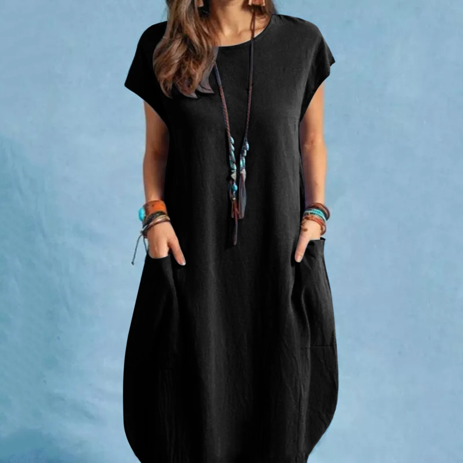 GR | Comfortable linen dress