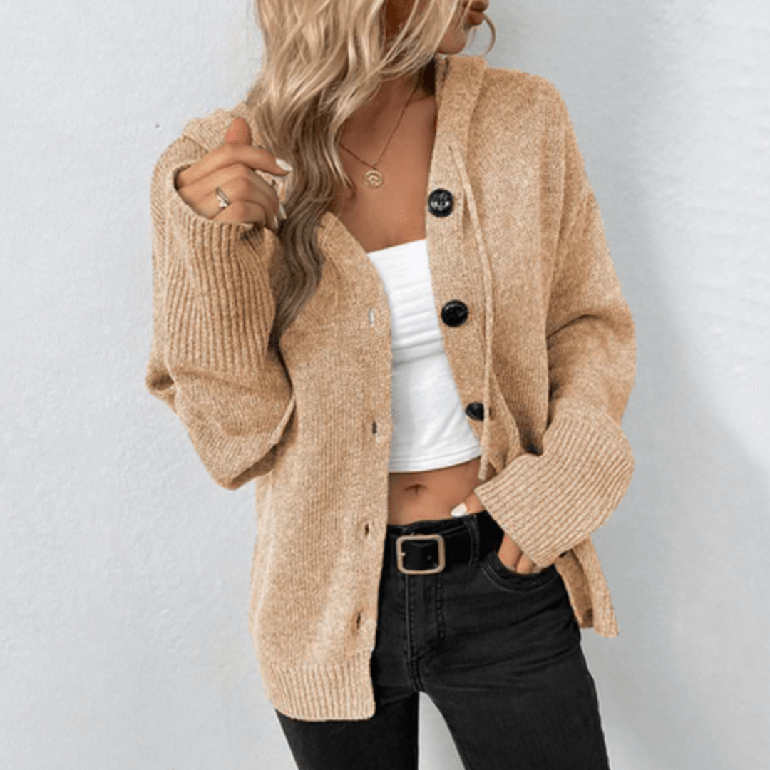 GR | Lightweight Button Cardigan for Women