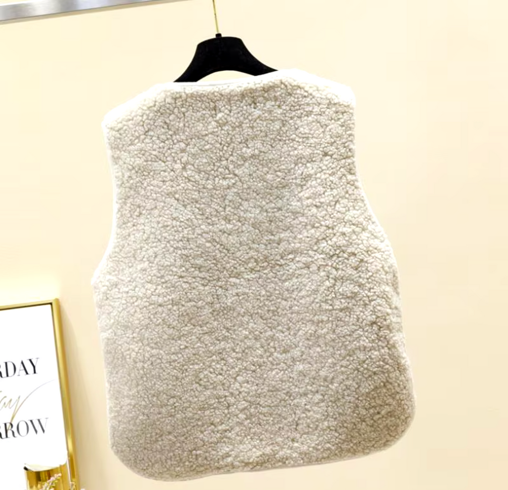 Winter fleece vest