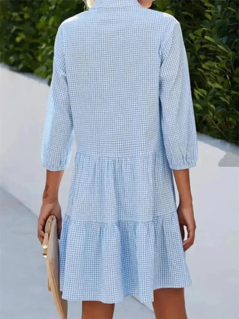 GR | Elegant vest dress with button closure