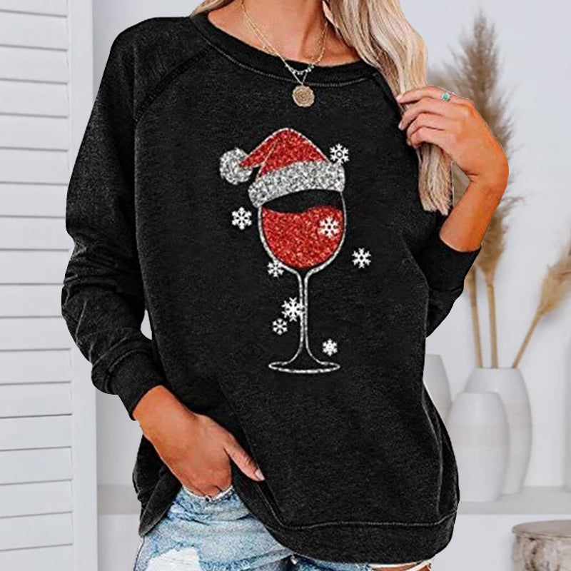 GR | Festive Cheers Wine Glass Sweatshirt 