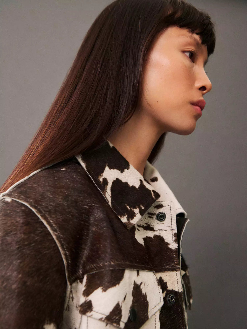 GR | Patterned leather jacket
