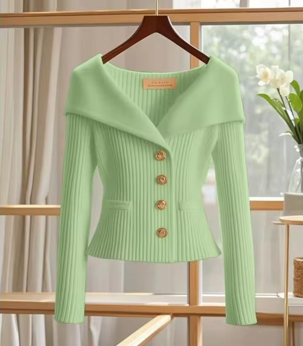 GR | Gestrickte Kurze Strickjacke