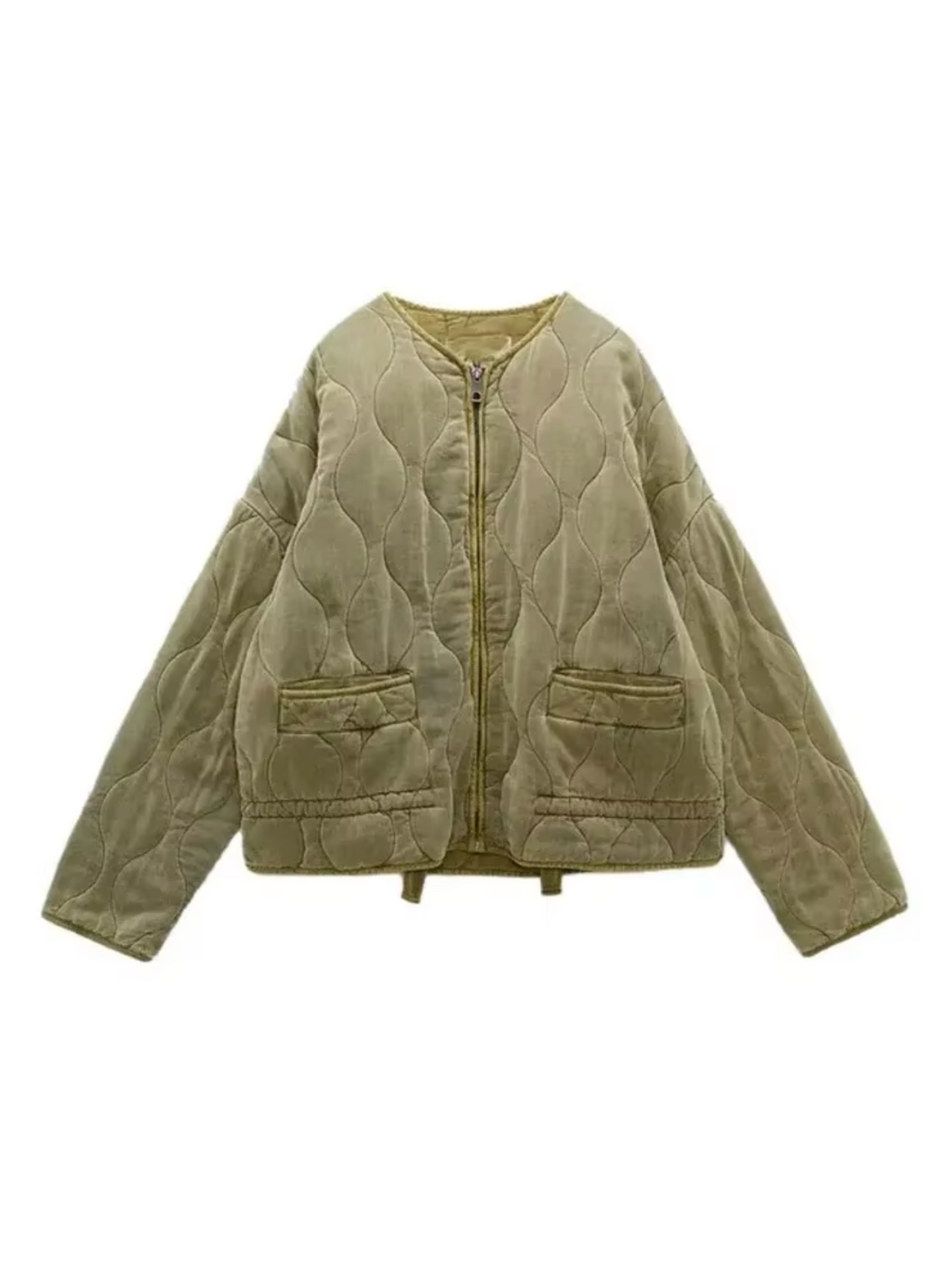GR | Stylish padded jacket with zipper