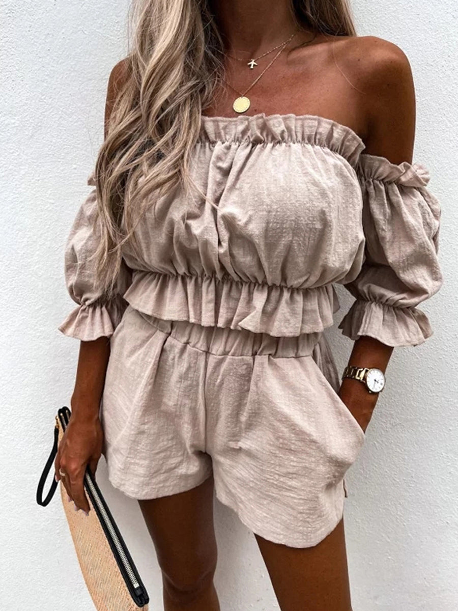 GR | Off-Shoulder Two-Piece Outfit