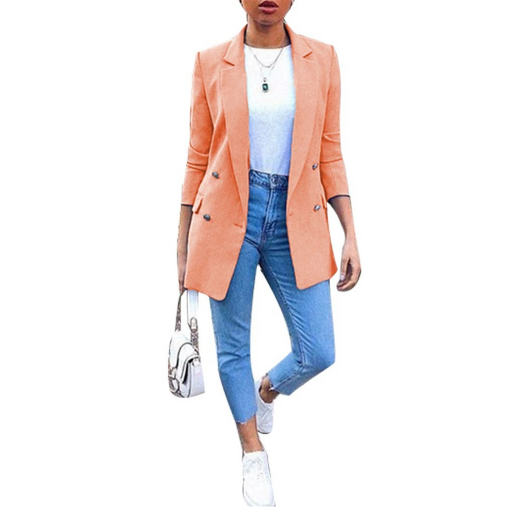 GR | Knee-length one-piece women's blazer