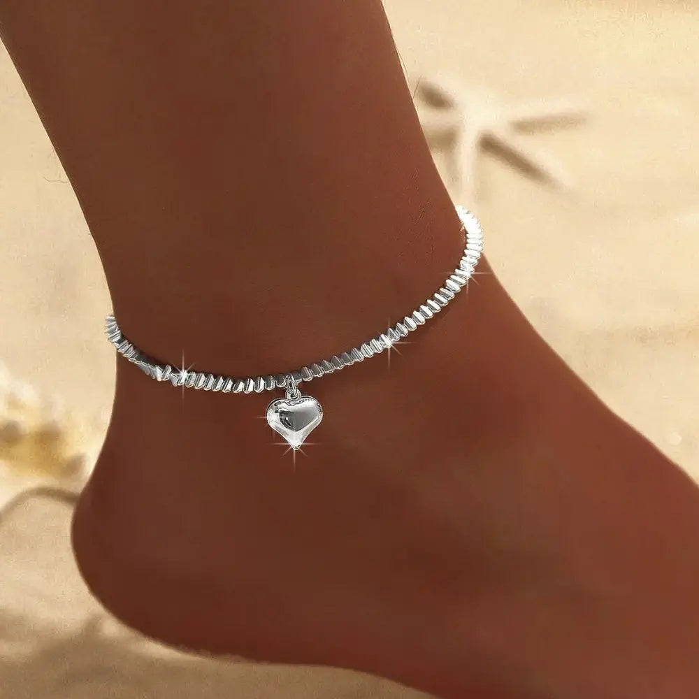 GR | Gold/silver anklet for women