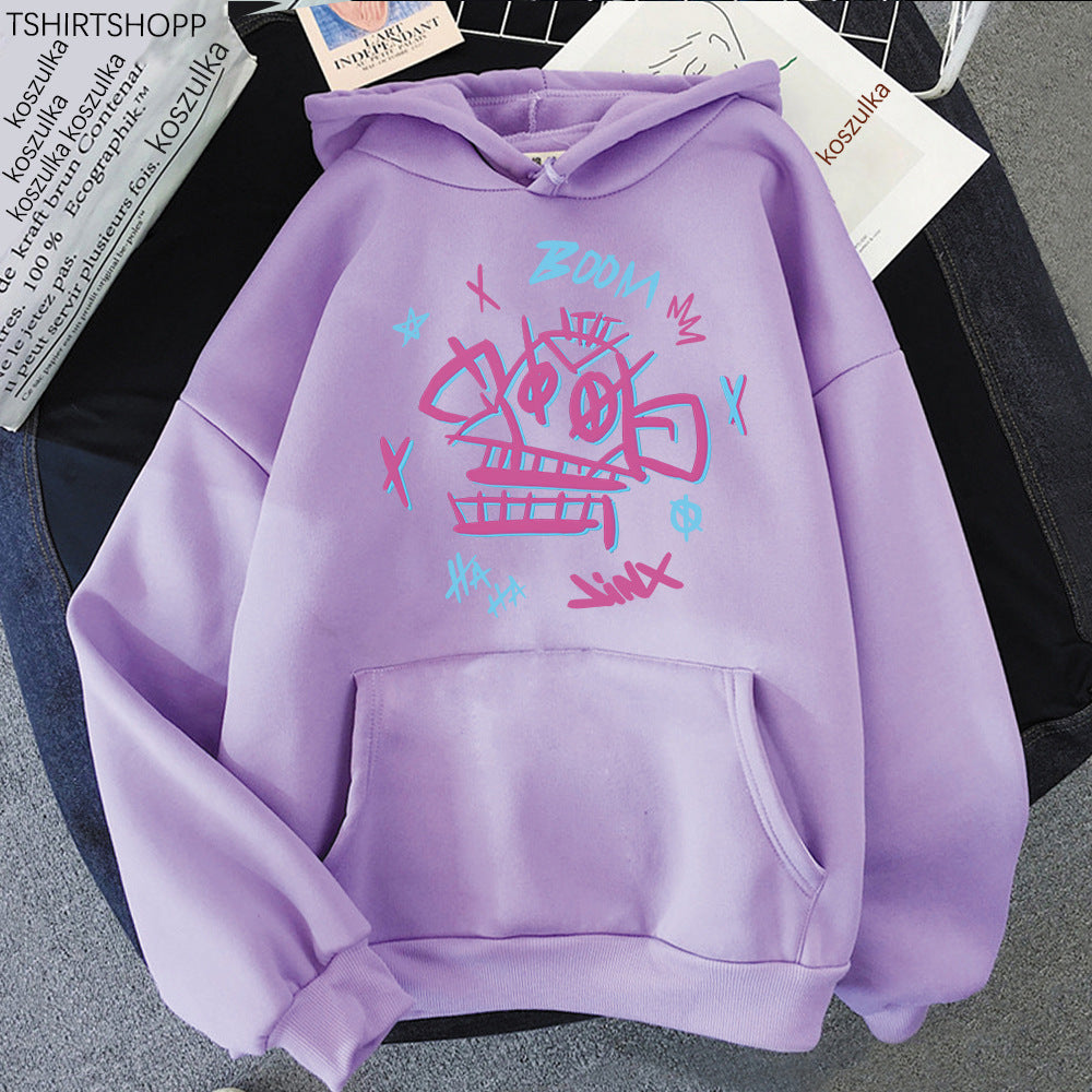 GR | Arcane Hoodie Harajuku Style Jinx and Ekko