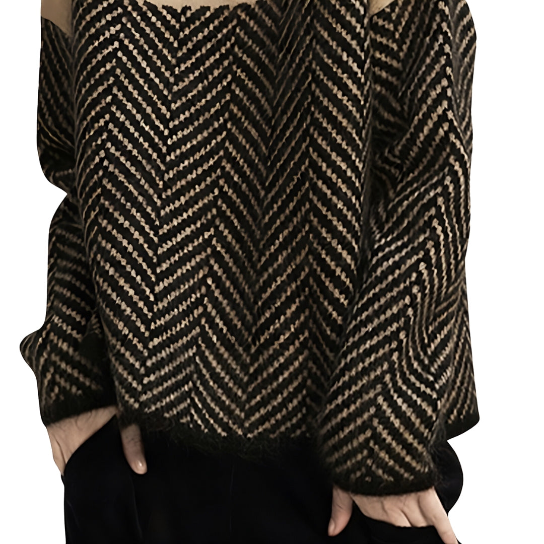GR | Eleganter Wollrollkragenpullover für Damen - Stilvoller und wärmer Pullover