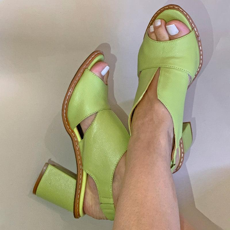 GR | Unrivaled durability and timeless elegance in women's sandals made of genuine leather