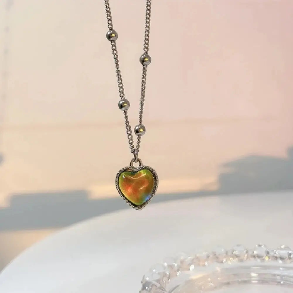 GR | Heart Pendant Necklace for Women