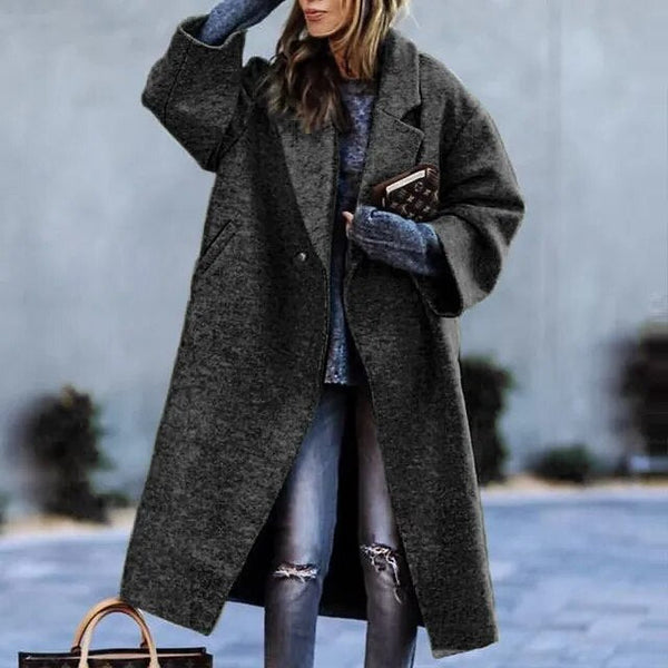 GR | Elegant coat with floral pattern