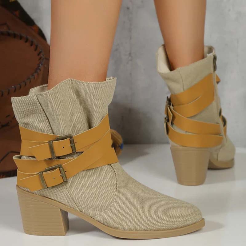 GR | Vintage Boots with Chunky Heel