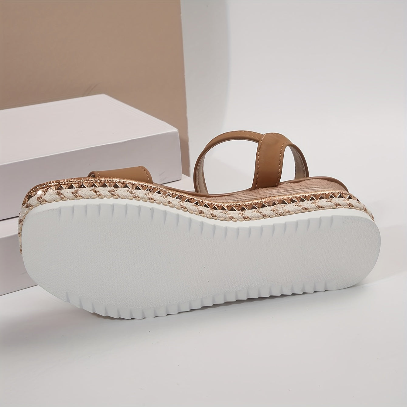 GR | Elegant Women's Buckle Comfort Platform Sandals