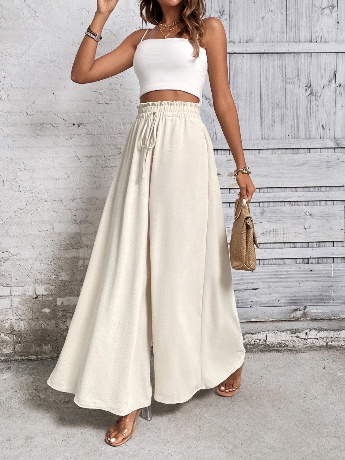 GR | Ärmelloses Pailletten Rundhals Mini Kleid