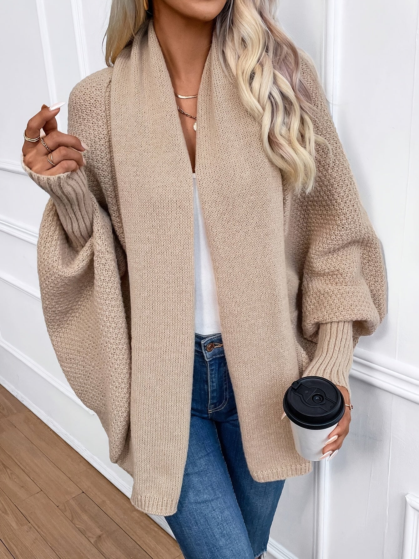 GR | Batwing sleeve cardigan