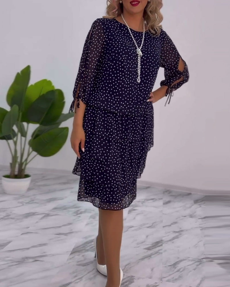 GR | Stilvolles Herbstkleid Mit Eleganz