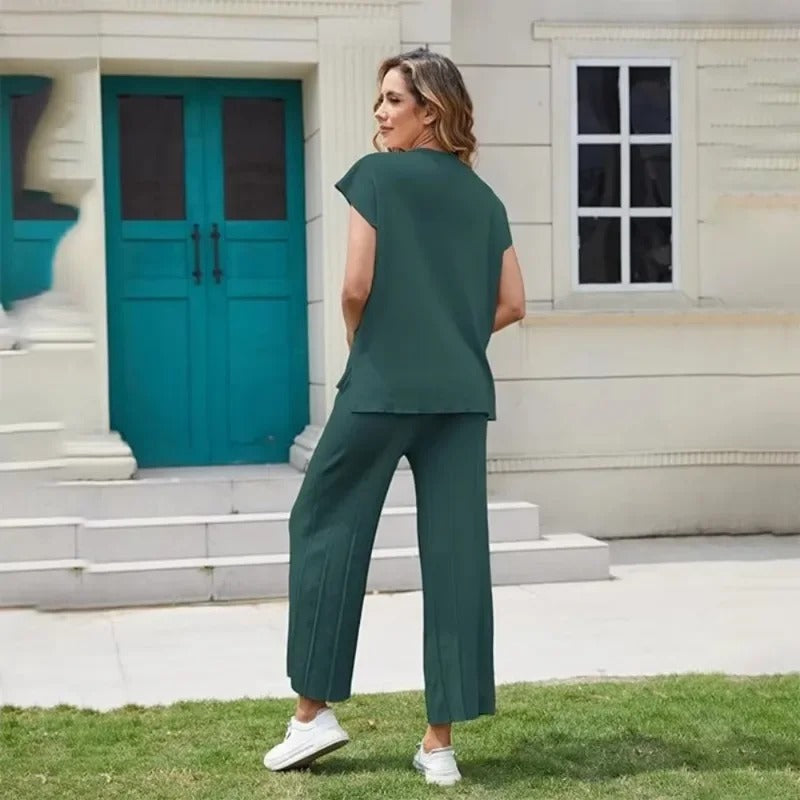 GR | Elegant two-piece set with wide legs