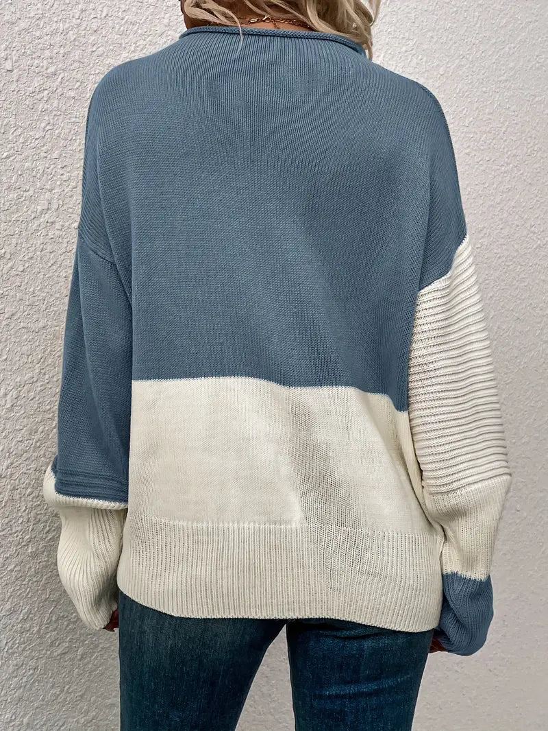 GR | Colorblock Knitted Sweater
