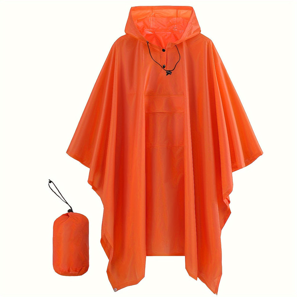 GR | Waterproof Foldable Rain Poncho with Hood