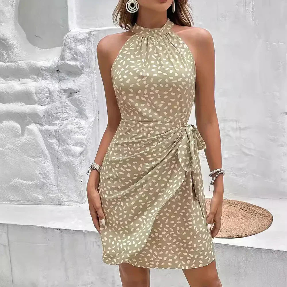 GR | Elegantes Ärmelloses Neckholderkleid