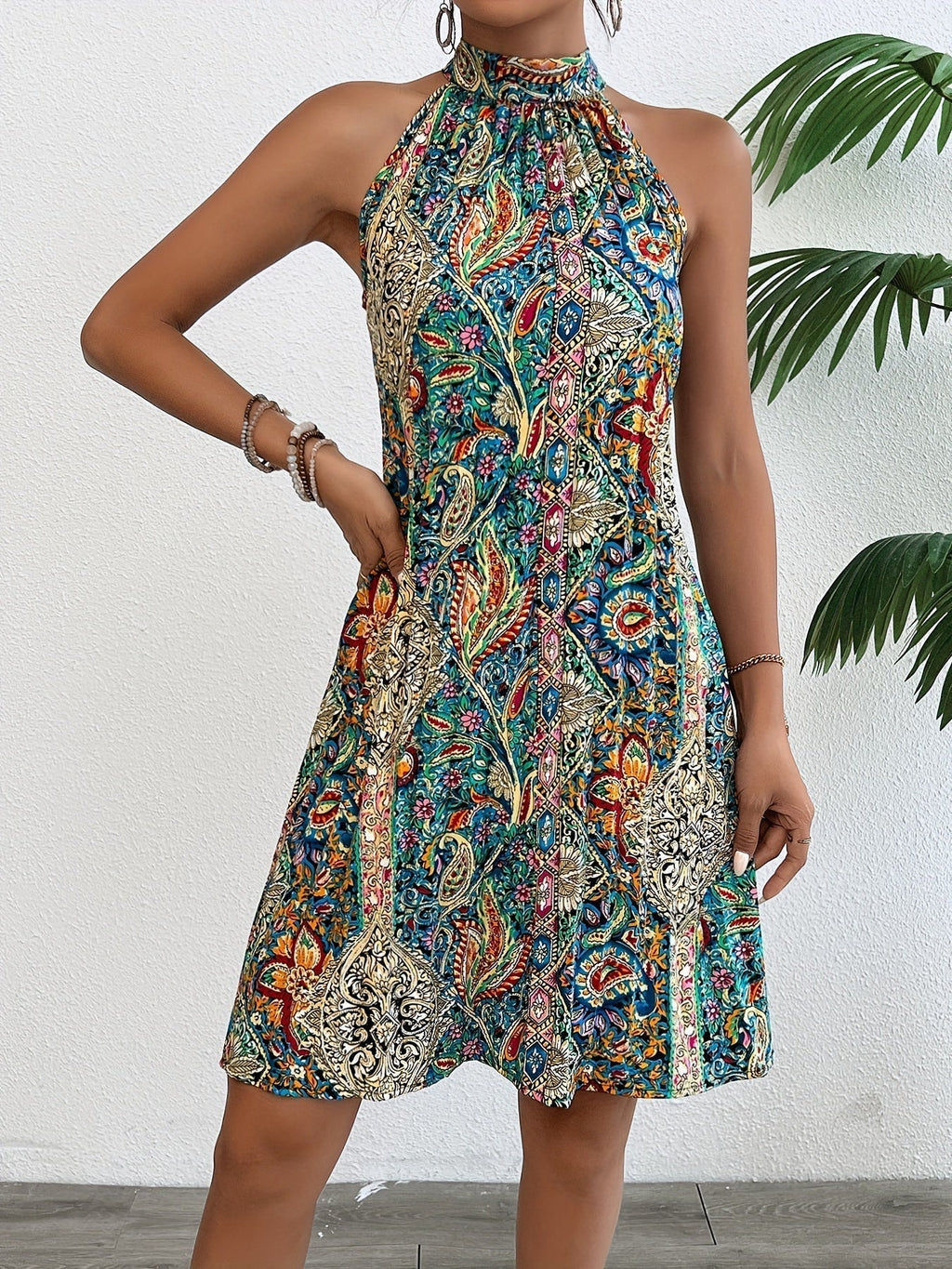 GR | Little summer dress with floral pattern
