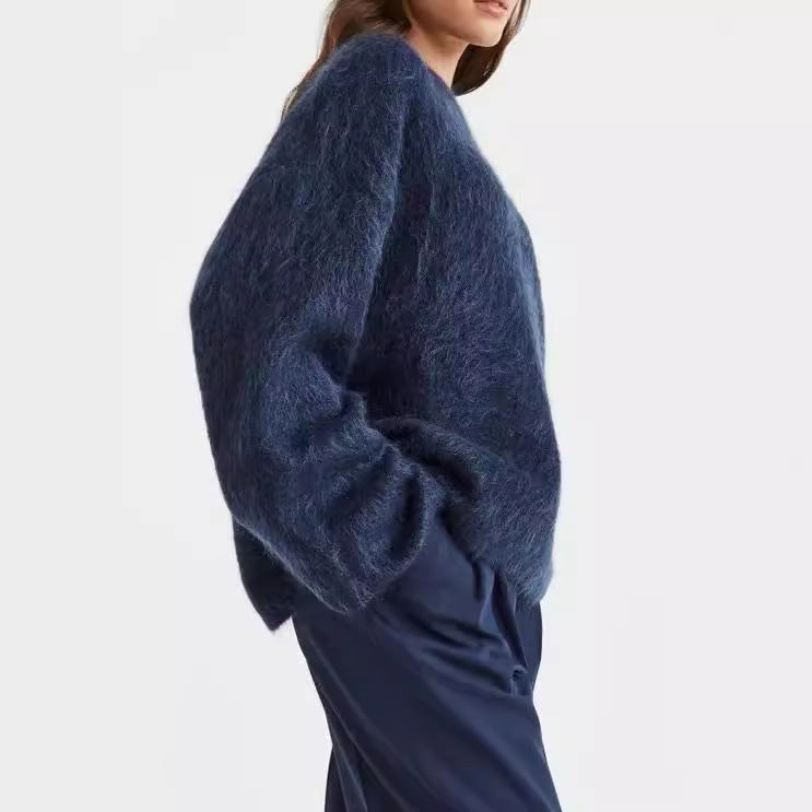 GR | made of mohair - oversized women's sweater