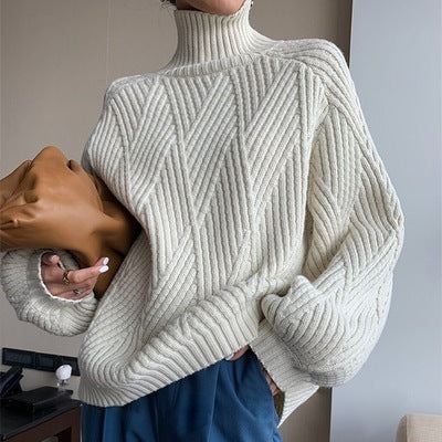 GR | Eleganter Rollkragenpullover