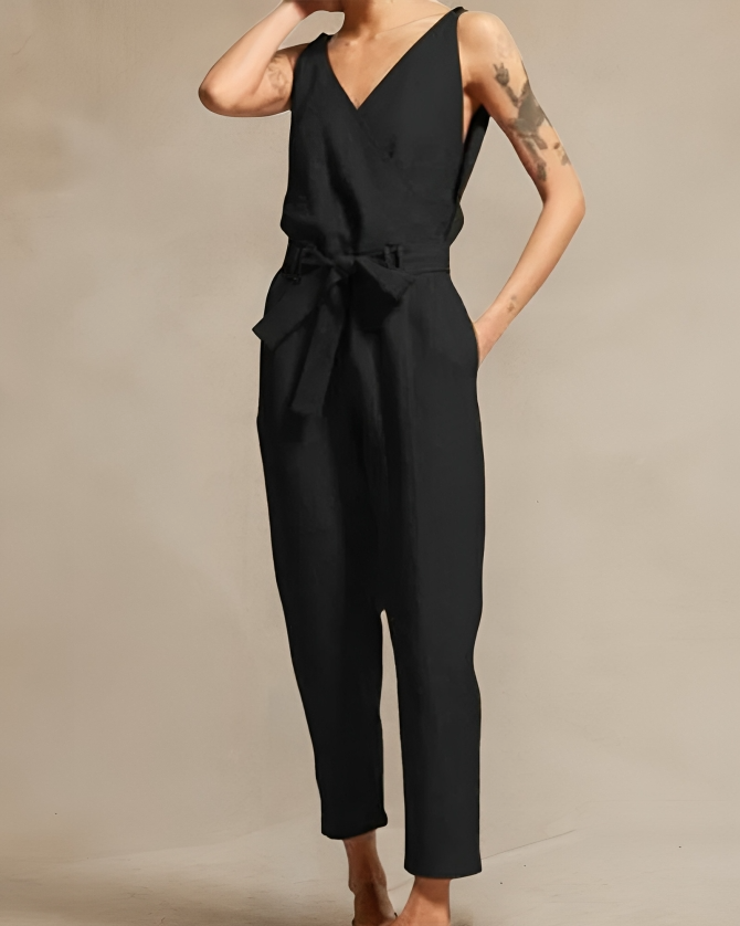 GR | Comfortable linen jumpsuit 