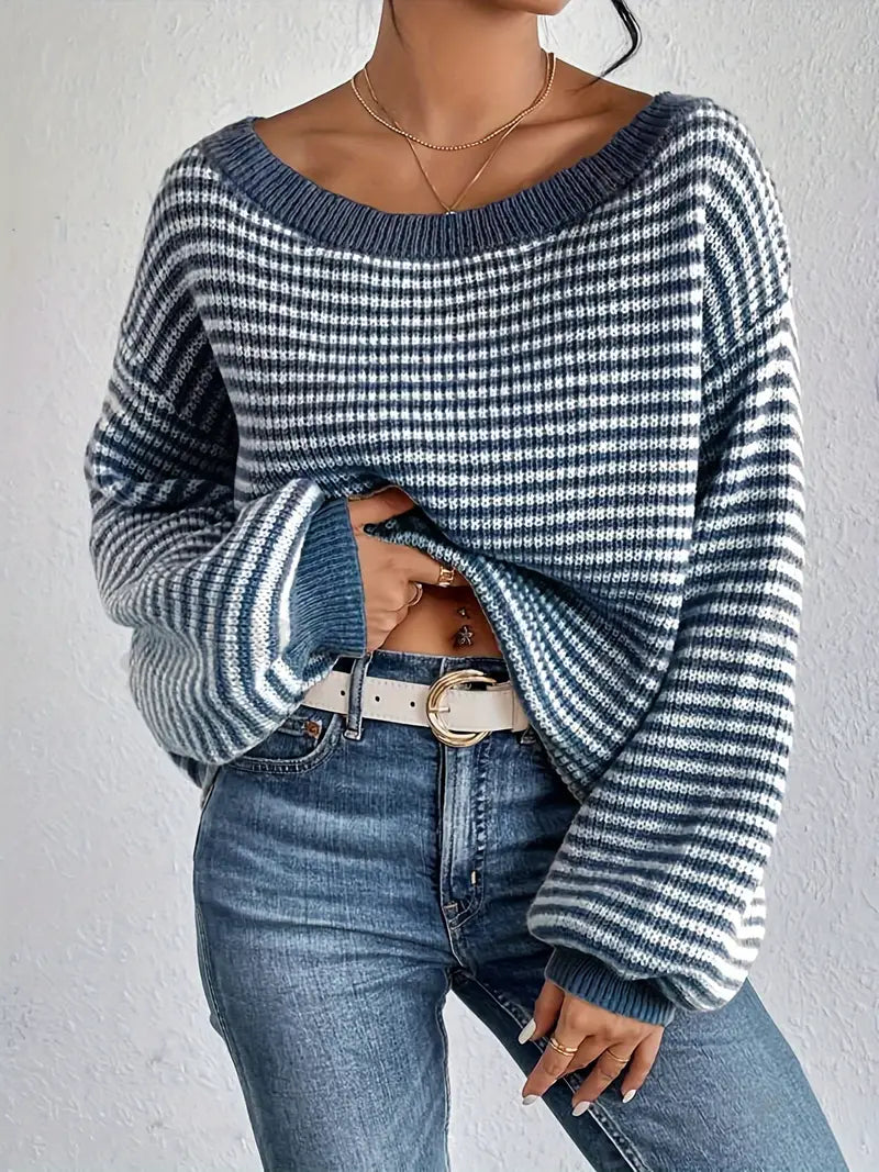 GR | Strickpullover Mit Lockerer Passform