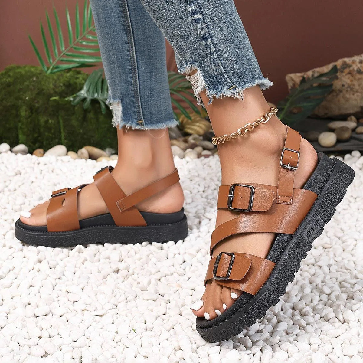 GR | Women's sandals with thick sole casual