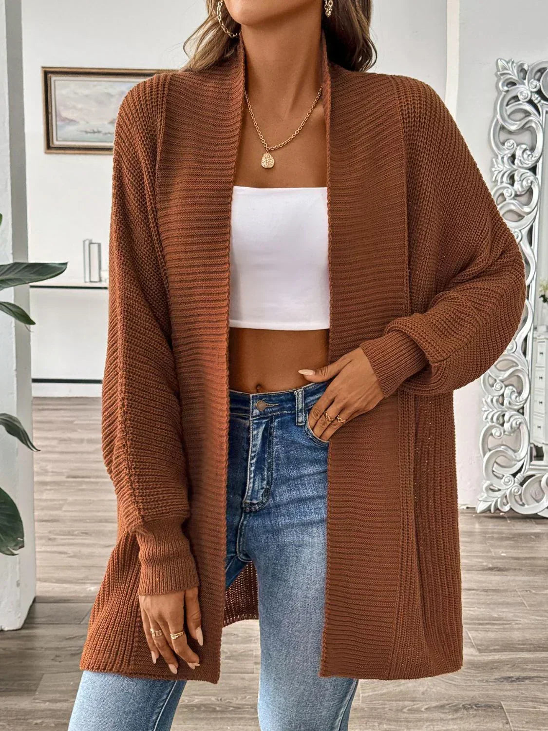 GR | Stylish cardigan vest for women