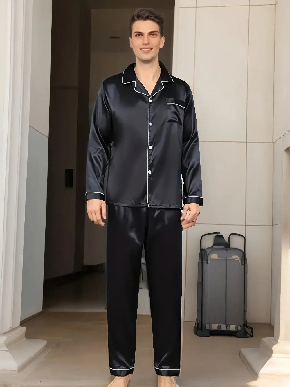GR | Silk Satin Pyjama Set