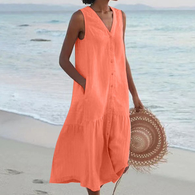 GR | Stilvolles Sommerkleid für den Urlaub