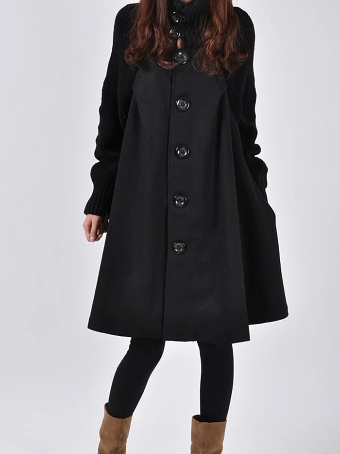 GR - Long coat in plus size