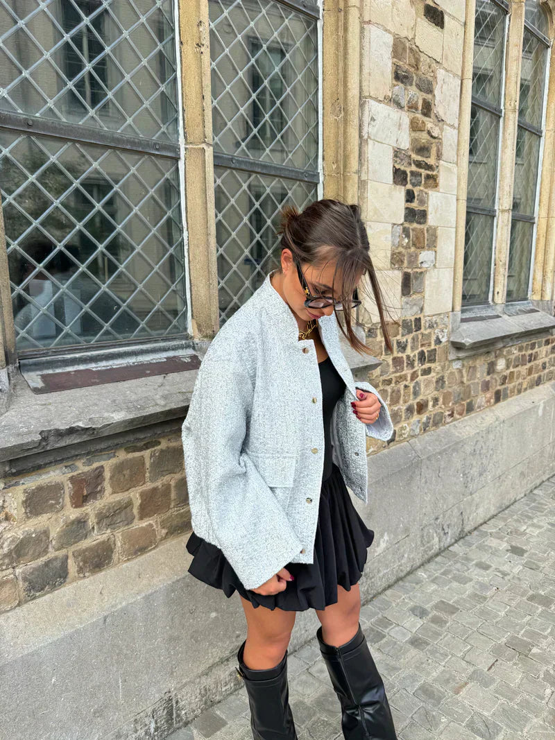 GR | Sequin bomber jacket