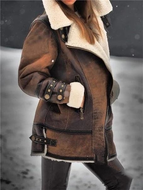 warm, cuddly lined women's jacket