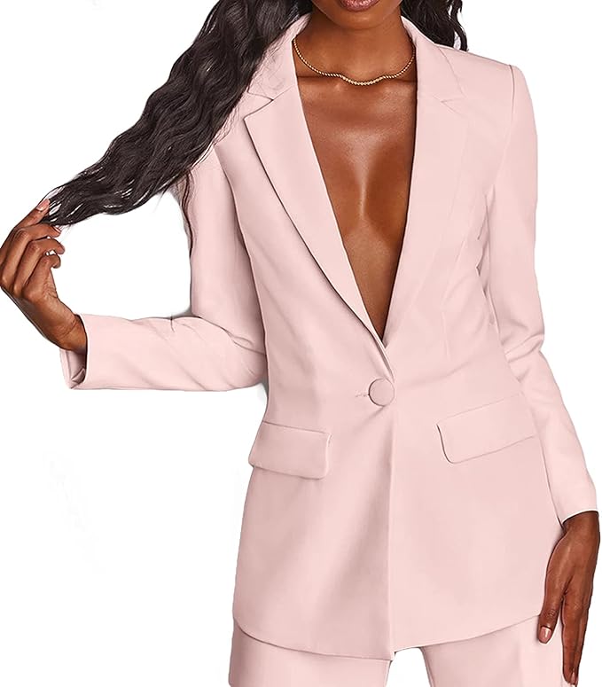 GR - Elegant ensemble consisting of a sophisticated blazer and elegant trousers