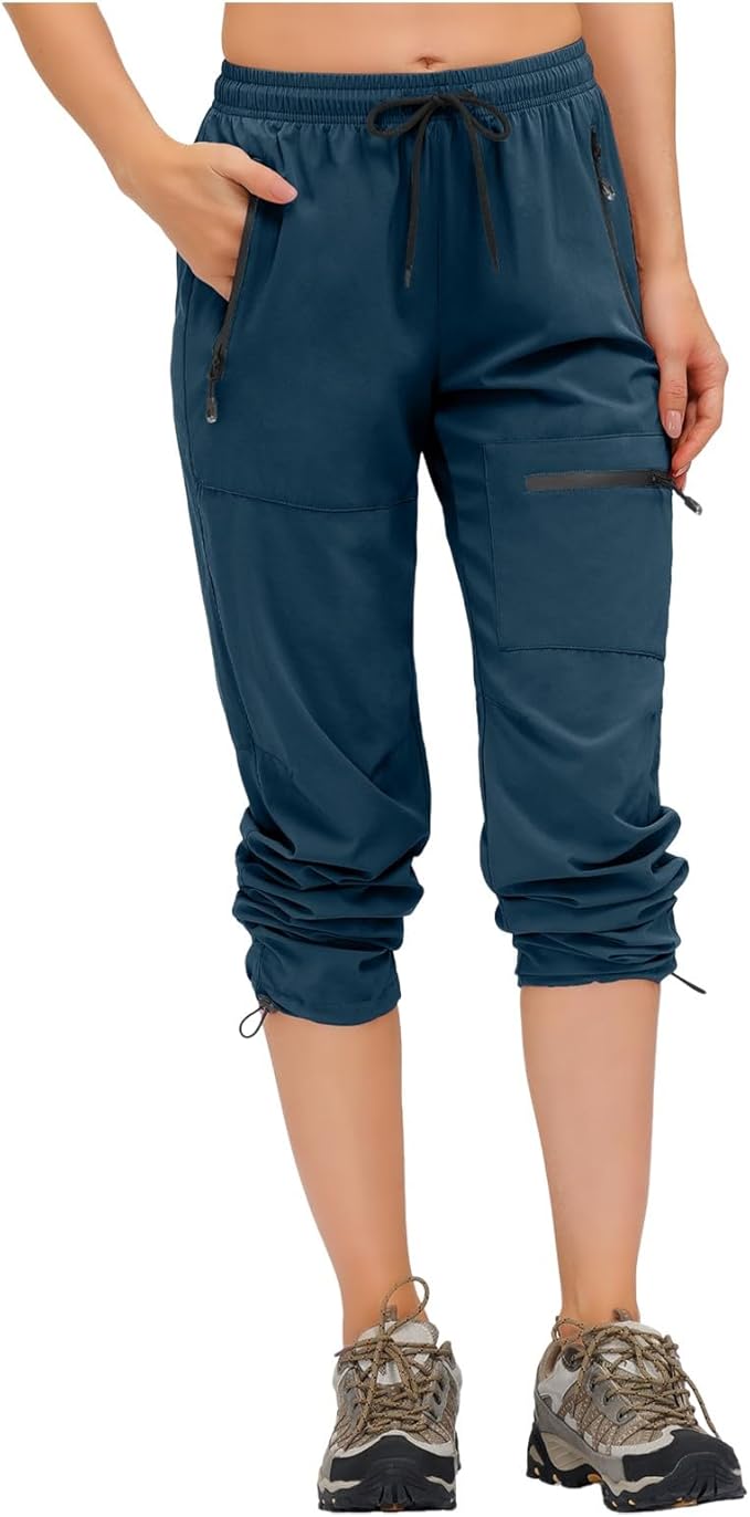 GR | Lightweight, quick-drying cargo hiking pants for women