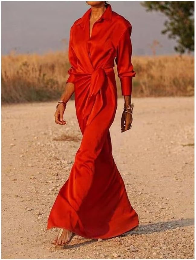 GR | Lefèvre Modisches Seidenkleid