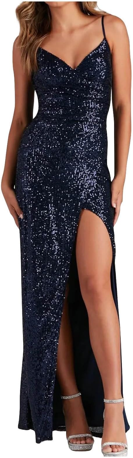 GR | Paillettenverziertes Abendkleid Elegantes Festkleid