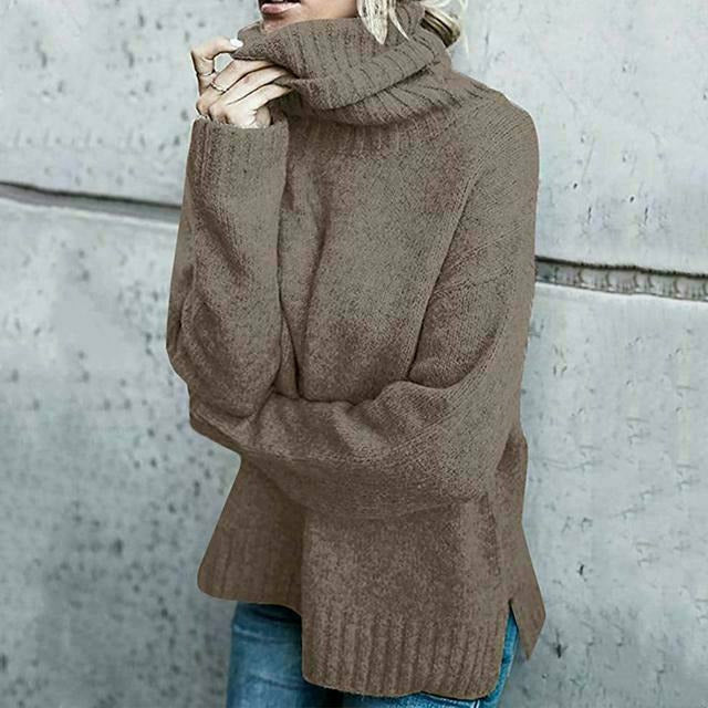 GR | Rollkragen Strickpullover